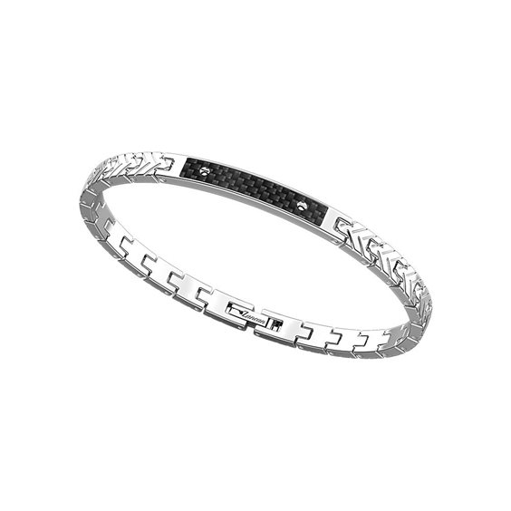 Bracciale Zancan Uomo Hi Teck in Acciaio EHB264 - EHB264